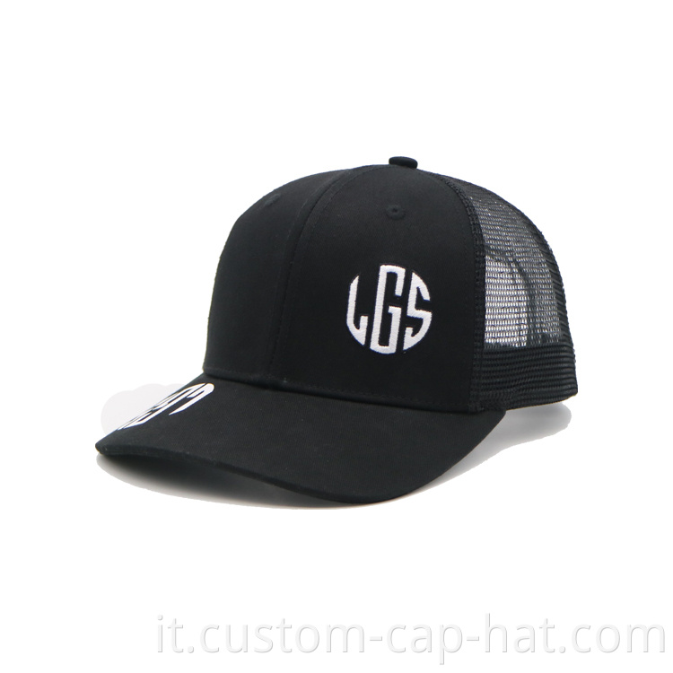 Black Trucker Hat